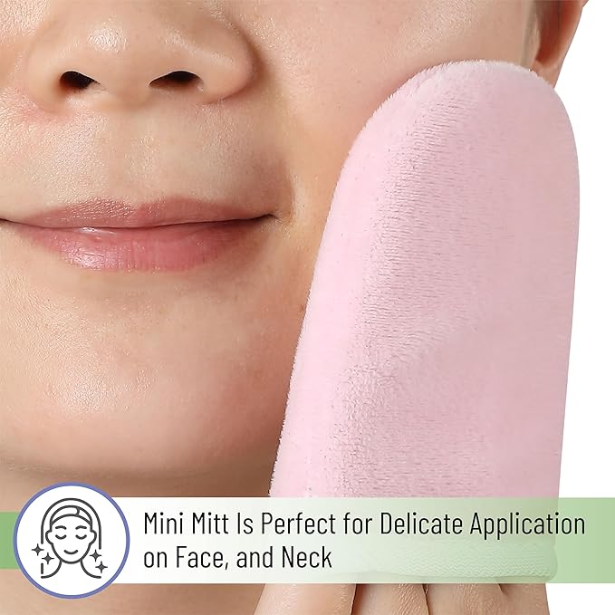 Slick Self Tanning Mitt - Pink, Tanning Glove for Self Tan Lotion