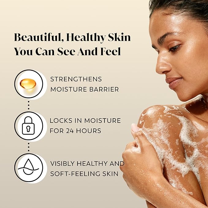Olay Body Wash for Women, Ultra Moisture, 24/7 Moisture Barrier Repair, Hydrating Formula for Visibly Healthy Soft Skin, Vitamin B3 & Hyaluronic Blend, For All Skin Types, Coconut Oil Scent, 35 fl oz