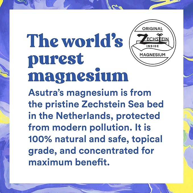 ASUTRA Magnesium Body Butter Lotion, 6.76 oz (Pack of 2), Soothing Shea Butter & Almond Oil Moisturizer, Premium-Quality Magnesium, Lemongrass Essential Oil