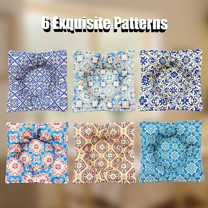 Cotton Microwavable Bowl Cozy ，Set of 6，Microwave-Safe Hot Bowl Holders, Soup Bowl Cozy Hot Pads，Prevent Hand from Heat and Maintain Food Warm，Ideal Household Gift Store (C)
