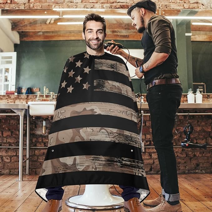 Stylish Barbershop Salon Barber Cape Haircut Cape Salon Apron Unisex Hair Cutting Apron for Men Women