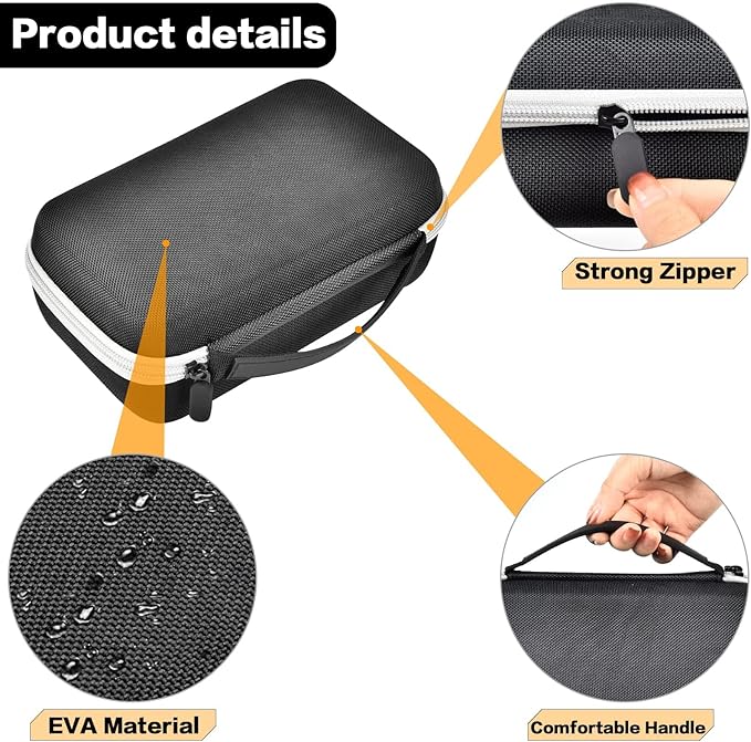 Case Compatible with Novah for Ufree for KIKIDO for GLAKER for FADEKING for GSKY for Romanda Professional Hair Clippers, Beard Trimmer Grooming Storage Holder for Hair Trimmers Set (Box Only)