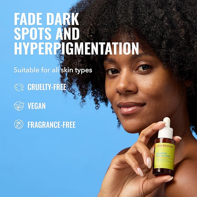 Good Molecules Discoloration Correcting Serum - Tranexamic Acid and Niacinamide Serum to Target Dark Spots and Hyperpigmentation - Skin Care for Face