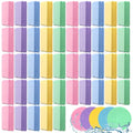 480 Pcs Compressed Facial Sponges, Face Cleansing Sponge Estheticians Compressed Makeup Facial Sponge Round Wash Face Sponges for Women Compress Exfoliating Removal Sponge (5 Colors)