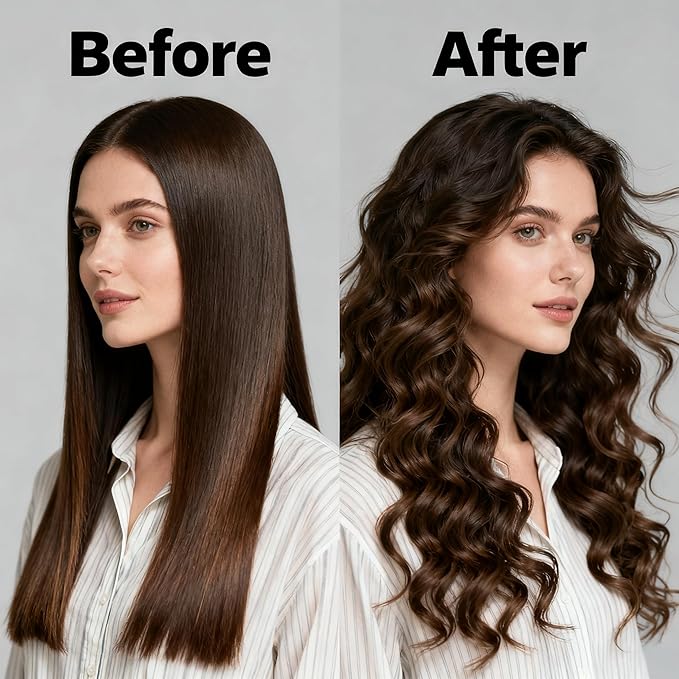 Heatless Curls Overnight, Heatless Hair Curler for Sleep in Waves, No Heat Curling Rod Headband Overnight Set, Soft Damage-Free, Comfortable Sleep in, for Long or Short Hair
