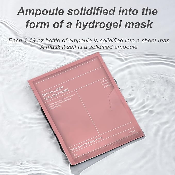 8pcs Collagen Face Mask, Hydrogel Overnight Face Mask for Hydration & Soothing, Hydrogel Collagen Facial Mask, Face Masks Facial Masks Skincare