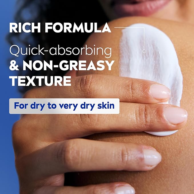 NIVEA Original Moisture Body Lotion with Vitamin E, 48-Hour Body Moisturizer for Normal to Dry Skin, 16.9 Fl Oz Pump Bottle