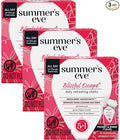 Summer's Eve Blissful Escape Daily Refreshing Feminine Wipes, Removes Odor, pH Balanced, 12 Count, 3 Pack