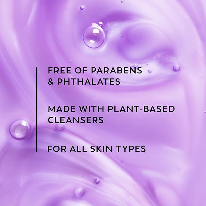 Olay Body Wash for Women, Fresh Radiance, Refreshing & Renewing, Made with Plant Based Cleansers, B3 Botanical Complex, For All Skin Types, Orchid & Black Currant Scent, 33 fl oz (Pack of 4)