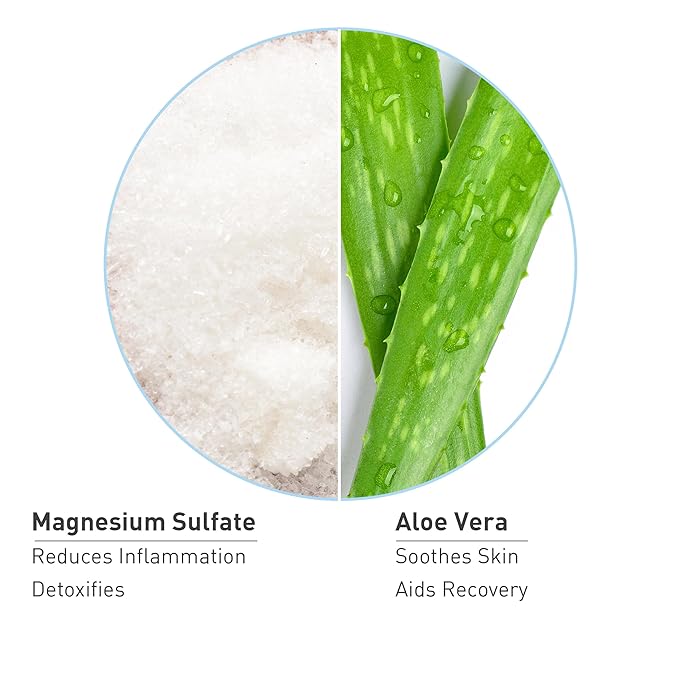PROcure Epsom Salt Rub Gel – Concentrated Muscle Relief with Organic Aloe Vera & Essential Oils for Aches, Soreness & Tension – 2 Pack