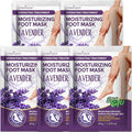 5 Pack Moisturizing Foot Mask,Hydrating Foot Masks for Dry Cracked Feet,Moisturizing Socks Dry Skin Moisturizer for Soft and Smooth Touch Feet,Foot Care Spa Gifts for Women Men Easter Basket Stuffers
