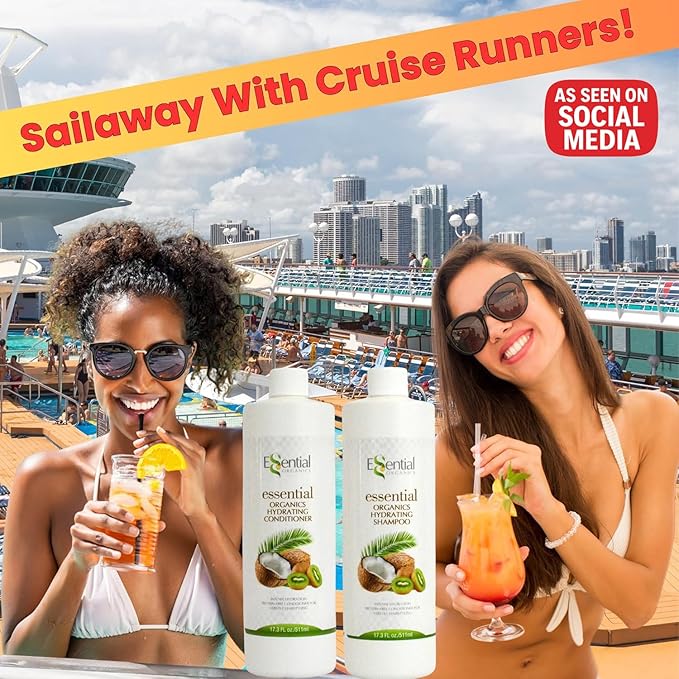 Fake Shampoo & Conditioner By CRUISE RUNNERS Hidden Liquor Alcohol Flasks For Booze Cruise Enjoy Rum Runners 4 Bottles
