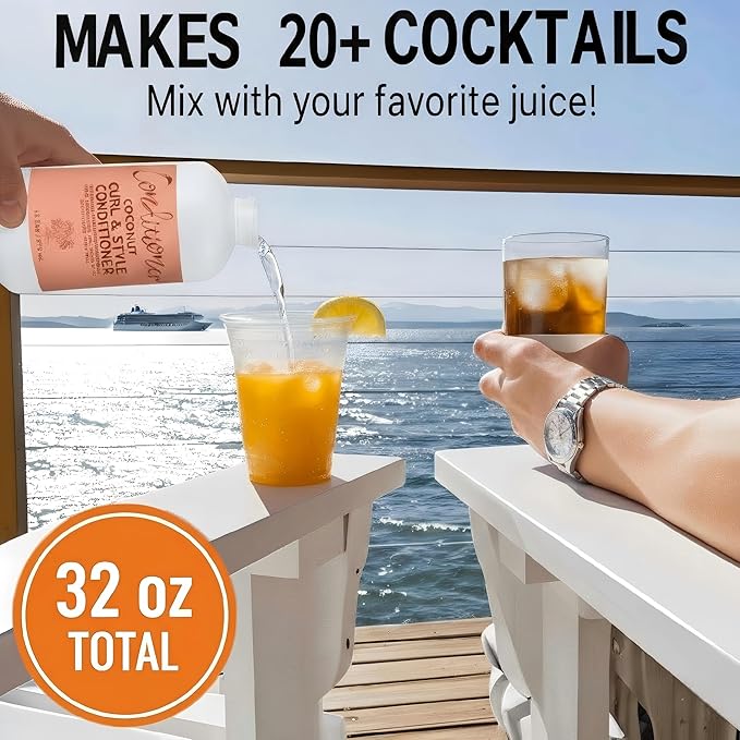 Leak-Proof Empty Shampoo Containers Bottles for Cruise: 32oz in Total - Reusable - for Ships, Travel, Beach, Events, Concerts - with Funnel - Fill The Bottles&Pack Them In Checked Luggag