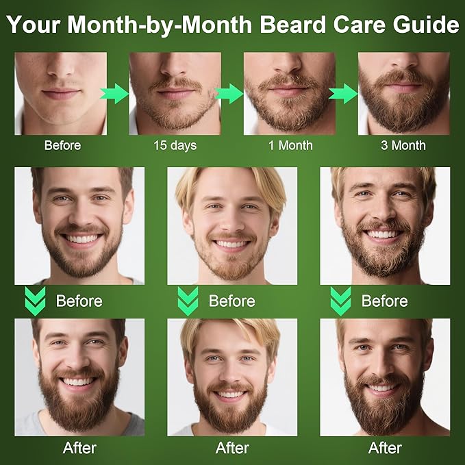 Dad Husband Christmas Gifts,XIKEZAN Beard Kit for Men Grooming with Cedarwood Wash,Conditioner,Oil,Balm,Brush,Comb,Scissors,Anniversary Valentines Birthday Fathers Gift Ideas for Men Grandpa Boyfriend