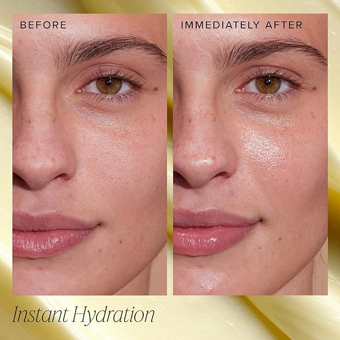 Farmacy Ceramide Face Moisturizer - Honey Halo Ultra Hydrating Facial Moisturizer with Buckwheat Honey + Ceramides - Helps Restore Barrier + Replenish Dryness - Plumping Skin Care for Dry Skin (50ml)