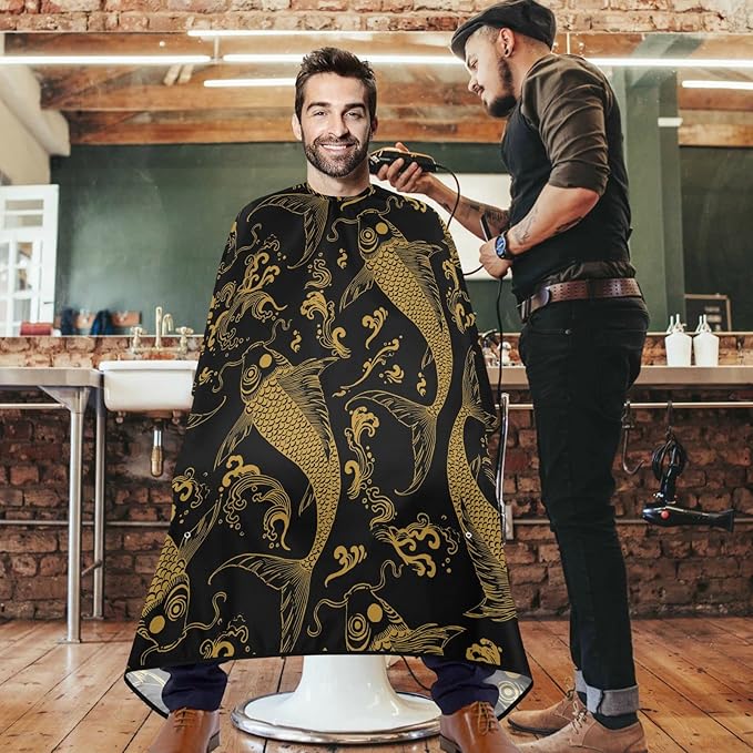 visesunny Professional Barber Cape Polyester Hair Cutting Salon Cape Apron Anti-Static Beard Bib