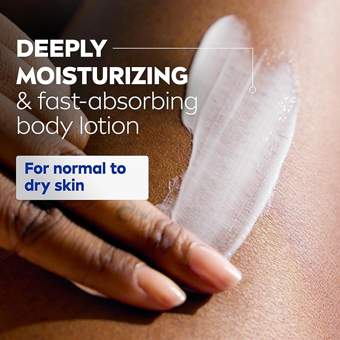 NIVEA Sheer Hydration Skin Firming Body Lotion (16.9 Fl Oz) + Skin Firming & Toning Body Gel Cream with Hyaluronic Acid (6.7 Oz),Enriched with Q10 and Vitamin C,(Pack of 4)