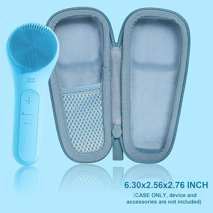 co2CREA Hard Carrying Case Compatible with NågraCoola CLIE 2 1 Sonic Facial Cleansing Brush (Mint)