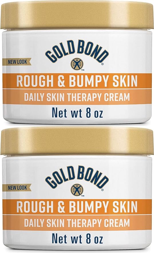 Gold Bond Ultimate Rough & Bumpy Daily Skin Therapy, 8 Ounce, Helps Exfoliate and Moisturize to Smooth, Soften, and Reduce The Appearance and Feel of Bumps and Rough Skin Patches - Pack of 2