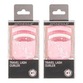 JAPONESQUE Travel Eyelash Curler (Pink, 2 Pack)