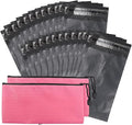 Sanitary Napkin Disposal Bags, Feminine Personal Disposal Bags, 200pcs Grey Opaque Bags and 2pcs Pink Sanitary Napkin Storage Bags for Sanitary Disposal, Tampons, Pads, and Liners