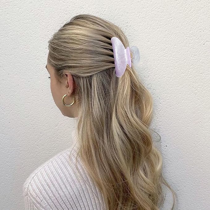 10Pcs Hair Claw Clips Medium Hair Clips for Thick/Thin Hair Strong Hold Non-slip Hair Jaw Clamp Styling Hair Accessories for Women and Girls