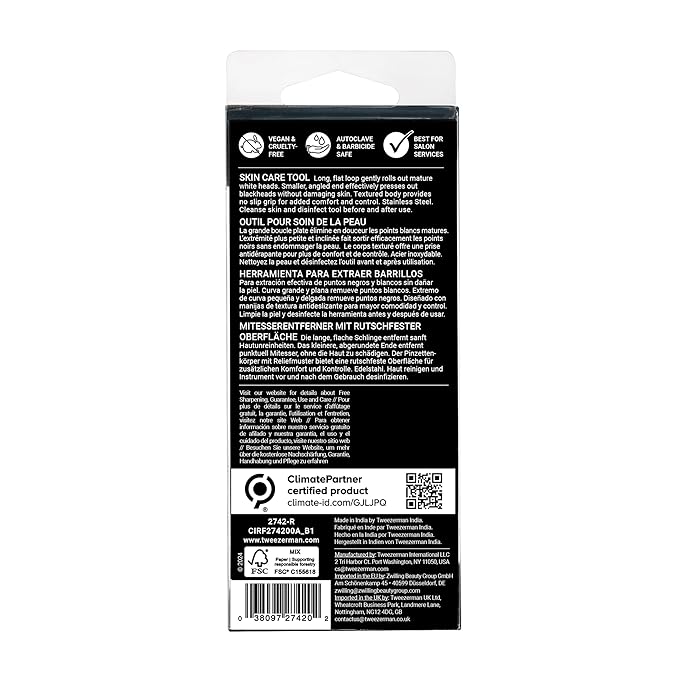 Tweezerman Stainless Steel No Slip Skin Care Tool