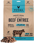 Vital Essentials Freeze-Dried Raw Beef Meal or Mixer Dog Food Crunchy Mini Nibs, 25 oz