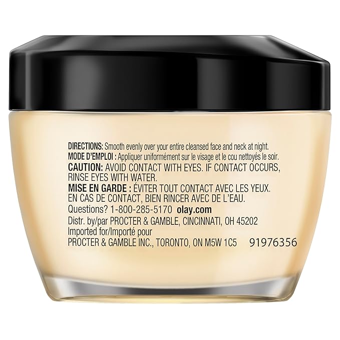 Olay Total Effects Night Firming Cream Face Moisturizer,1.7 oz,(Pack of 2)