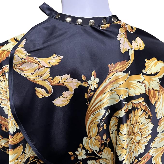 Barber Capes for Men Hair Cutting Salon Capes with Snaps Hairdresser Gown Stylist Cape- 63”× 56”