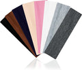 Headbands for Women Non-Slip Workout Hair Bands, 6 Pack Stretchy Athletic Soft Sweatbands, Elastic Cloth Fabric Headband, Fashion Head Bands for Yoga Running Sports Gym Sports Exercise