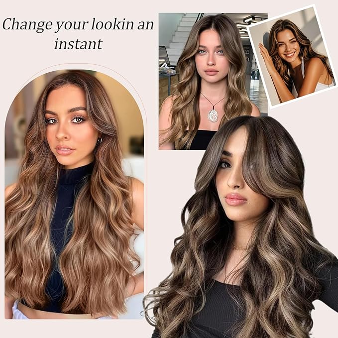 Overnight Heatless Curls,No Heat Hair Curlers to Sleep in, Soft Heatless Curling Ribbon Set with Clip Hair Rollers for Blowout Look Long Hair(Black)