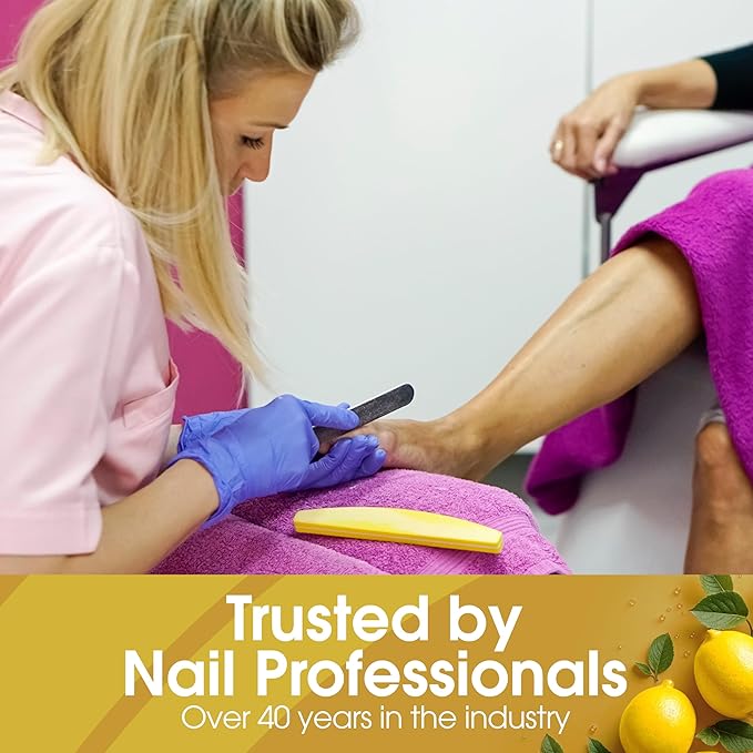 DeEnti Callus Remover for Feet, Extra Strength Foot Callus Remover Gel, 16oz Salon Grade Home Pedicure Supplies for Dry Skin, Cracked Heel, Professional Strength Foot Care, Lemon