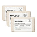 MARLOWE. No. 102 Body Scrub Soap 7 oz (3 Bars), Cedarwood & Sea Salt, Exfoliating Soap Bar with Shea Butter, Olive Oil & Green Tea Extracts, Cleanses, Smooths & Revitalizes Skin, Fresh & Zesty Scent