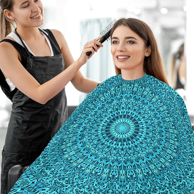 visesunny Professional Barber Cape Polyester Hair Cutting Salon Cape Apron Anti-Static Beard Bib Grooming Apron