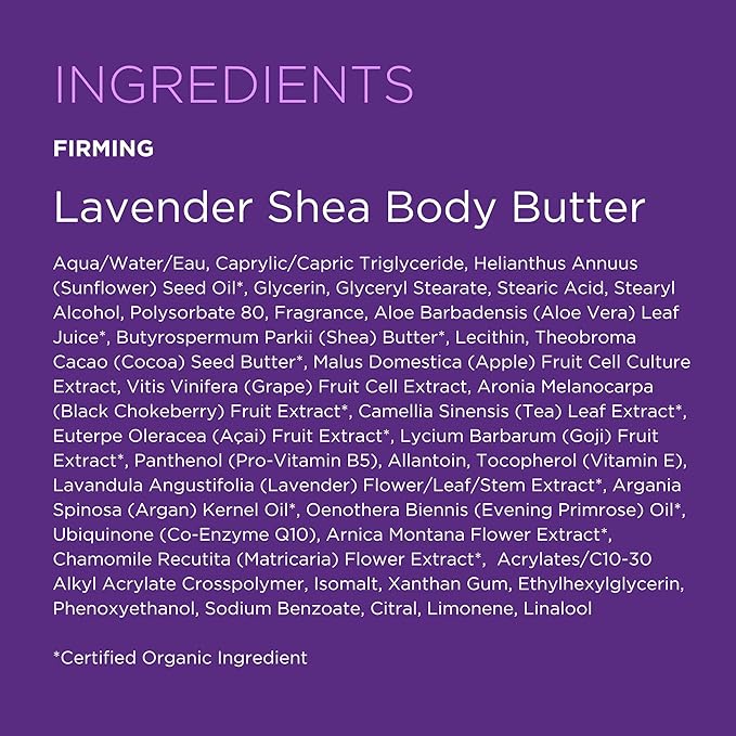 Andalou Naturals Body Butter Frmng Lvndr Shea, 8 oz