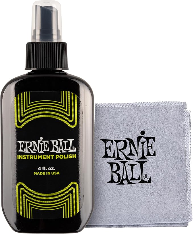 Ernie Ball Instrument Polish with Microfiber Polish Cloth (P04222)