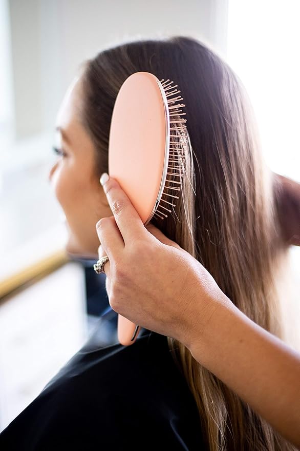 Framar Detangling Brush for Curly Hair – Hair Brushes for Women, Wet Detangler Hair Brush, Wet Hairbrush For Women, Hairbrushes, Hair Brush Detangler – Reduces Hair Breakage Champagne