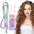 Lanzhire Heatless Curling Headband for Overnight Curls - No-Heat Curlers for Long and Short Hair (Purple Tie Dye)