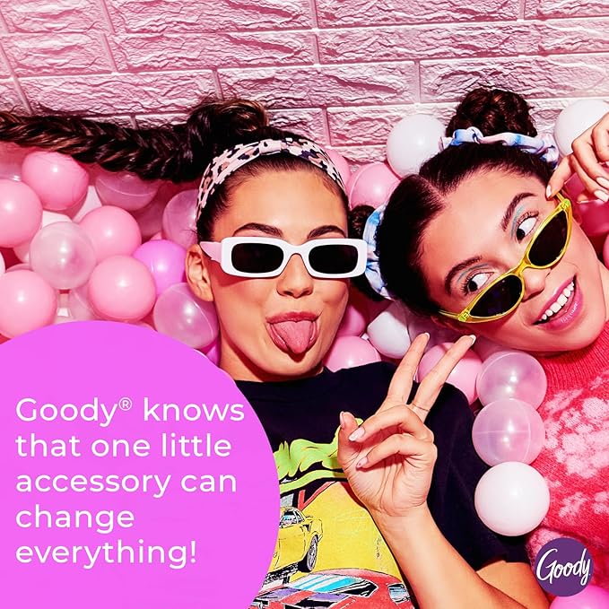 Goody Ouchless Seamless Hair Elastics, 10 Ct, Neutral Tones, Damage-Free Gentle Hold Ties, No Snag or Pull, For All Occasions, Chic Styling Accessories for Women & Men, All Hair Types (Pack of 2)
