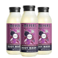 MRS. MEYER'S CLEAN DAY Moisturizing Body Wash for Women and Men, Shower Gel Formula Made with Essential Oils, Plum Berry, 16 oz Bottle, Pack of 3