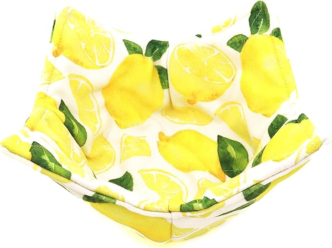 Cotton Microwavable Bowl Cozy, Microwave-Safe Hot Bowl Holders, Soup Bowl Cozy Bowl Hot Pads (U)