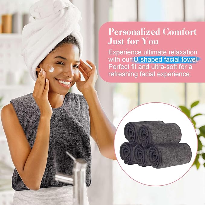 6 Pack Facial Towels for Estheticians Soft, Spa Towels for Facial, Comfortable Extra Thick Massage Face Towels, Professional Esthetician Equipment