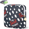 Desing Wish Sanitary Pad Storage Bag Portable Period Bag for Teen Pads/Sanitary Napkins/Small Tampons, Sanitary Napkin Storage Bag First Period Gifts for Teen Girls (Secret Weapon)