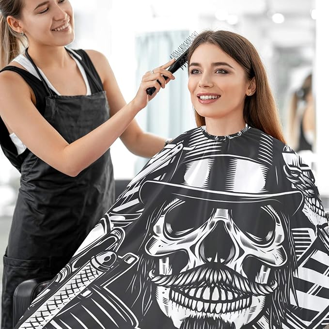 visesunny Professional Barber Cape Polyester Hair Cutting Salon Cape Apron Anti-Static Beard Bib
