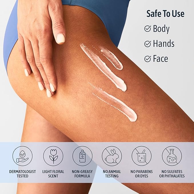 NATURE WELL Clinical Retinol Intense Moisture Cream for Face & Body - Anti-Aging Firming Cream for Wrinkles, Fine Lines & Crepey Skin – Hydrating & Nourishing Body Lotion & Facial Moisturizer - 16 Oz