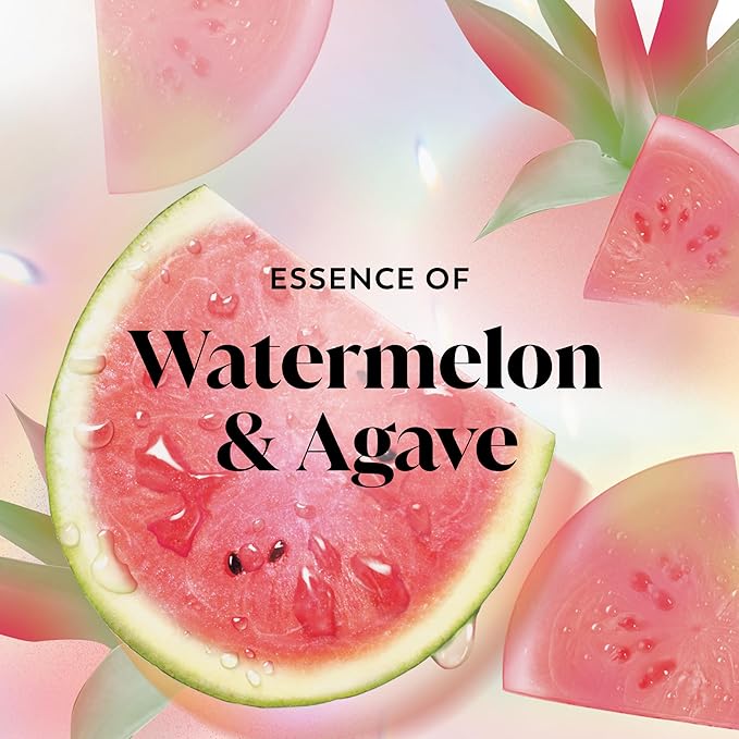 Olay Body Wash for Women, Fresh Radiance, Refreshing & Renewing, Made with Plant Based Cleansers, B3 Botanical Complex, For All Skin Types, Watermelon & Agave Scent, 33 fl oz (Pack of 4)