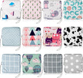 Paterr 12 Pcs Sanitary Napkin Storage Bag Set Including Portable Period Pouch Hand Wrist Strap Lanyard String Holder Tampons Holder Pouch First Period Gift for Teen Girls (Cute Style)