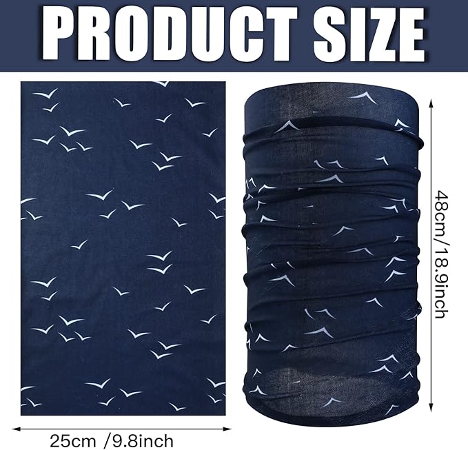 SATINIOR Summer Camo Neck Gaiter UV Protection Cooling Face Mask Sun Hood Bandanas for Men Women Sunscreen Breathable Bandana