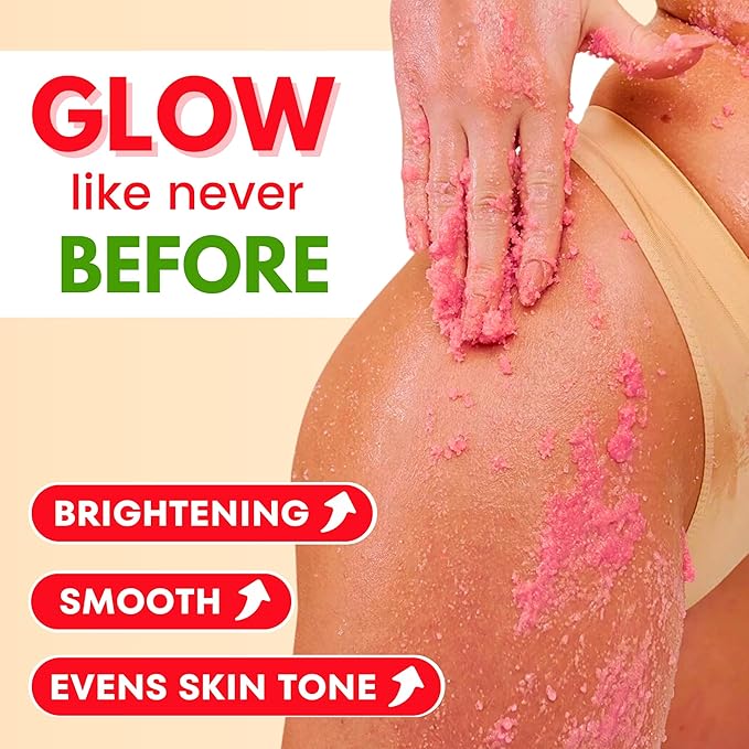 Bikini Area Exfoliator Pack 2-2% Kojic Acid Vitamin C & 7% AHA/BHA Even Skin Tone, Radiance & Glow Skin & Ingrown Hair for Rectum Intimate Butt Underarm